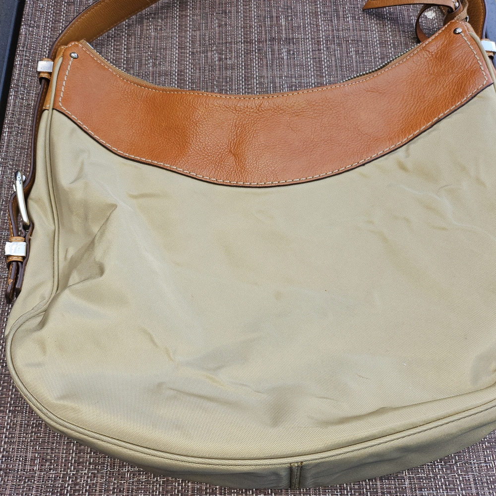 Michael Kors Tan and Brown Hobo Bag